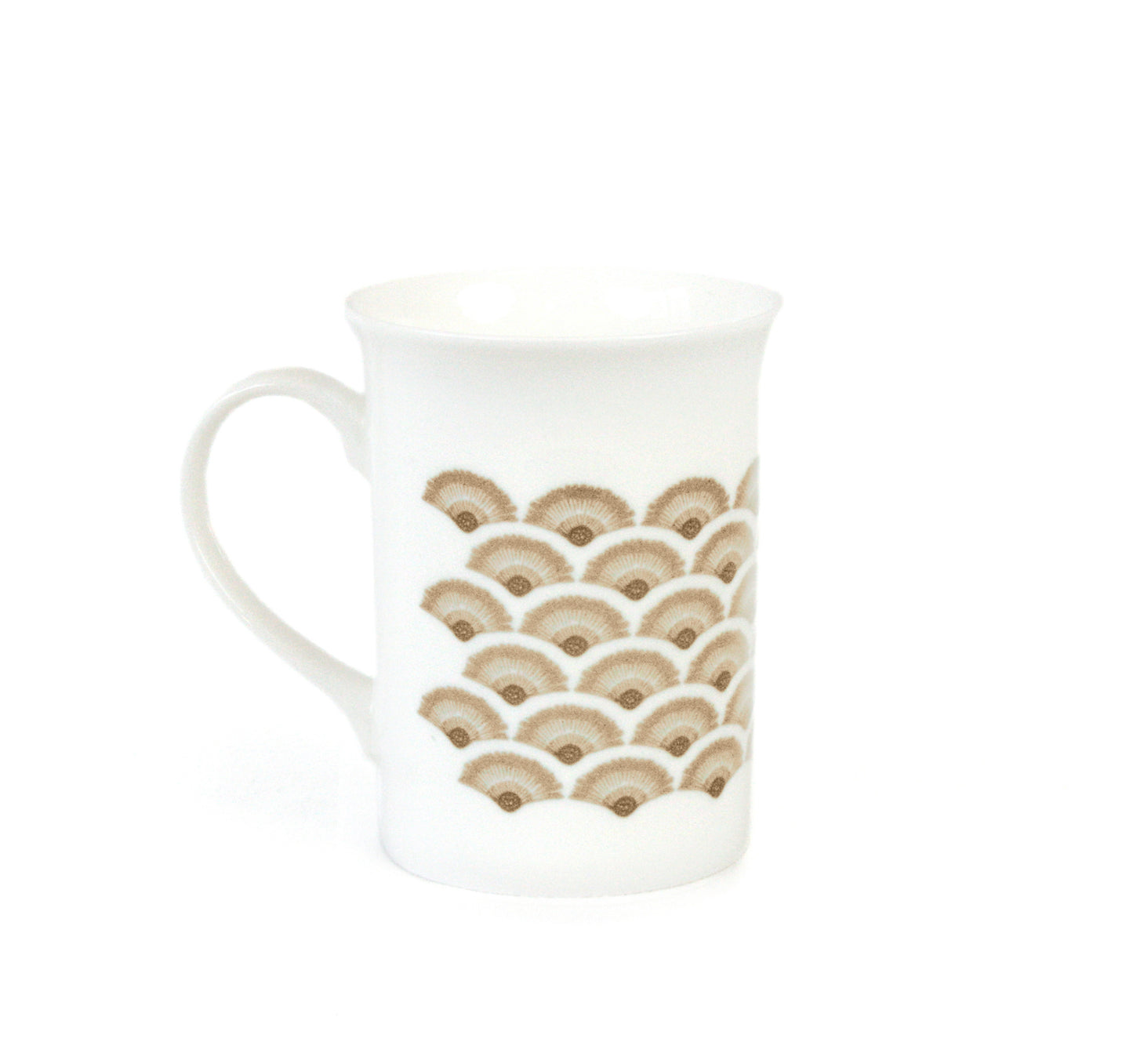 Kaffemugg Vågor Porslin Soft Gold 30cl, detaljbild