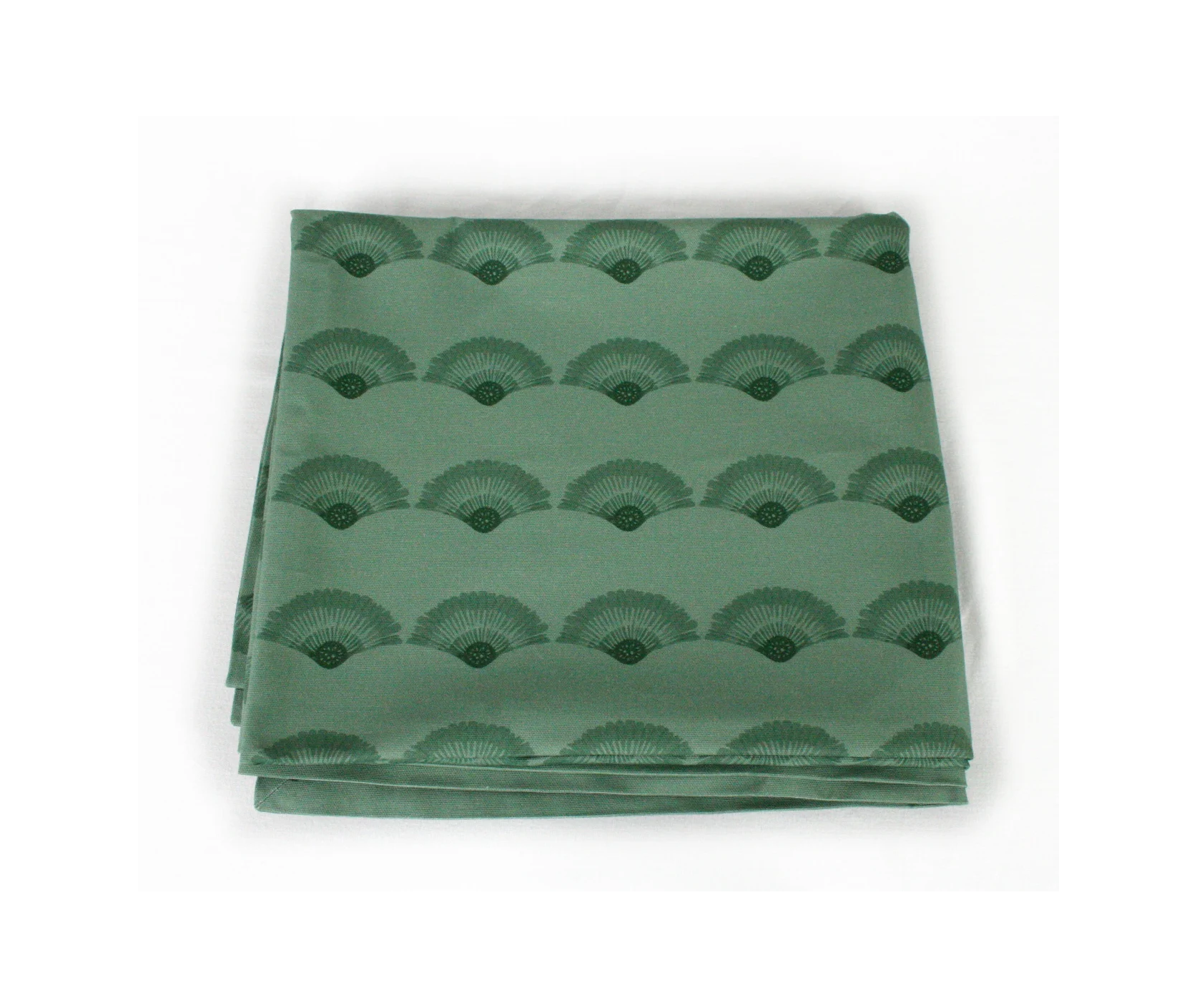 Bordsduk Solfjäder Bomull Skogsgrön