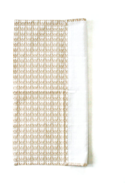 Geometrisk kökshandduk i bomull 70x50cm, detaljbild