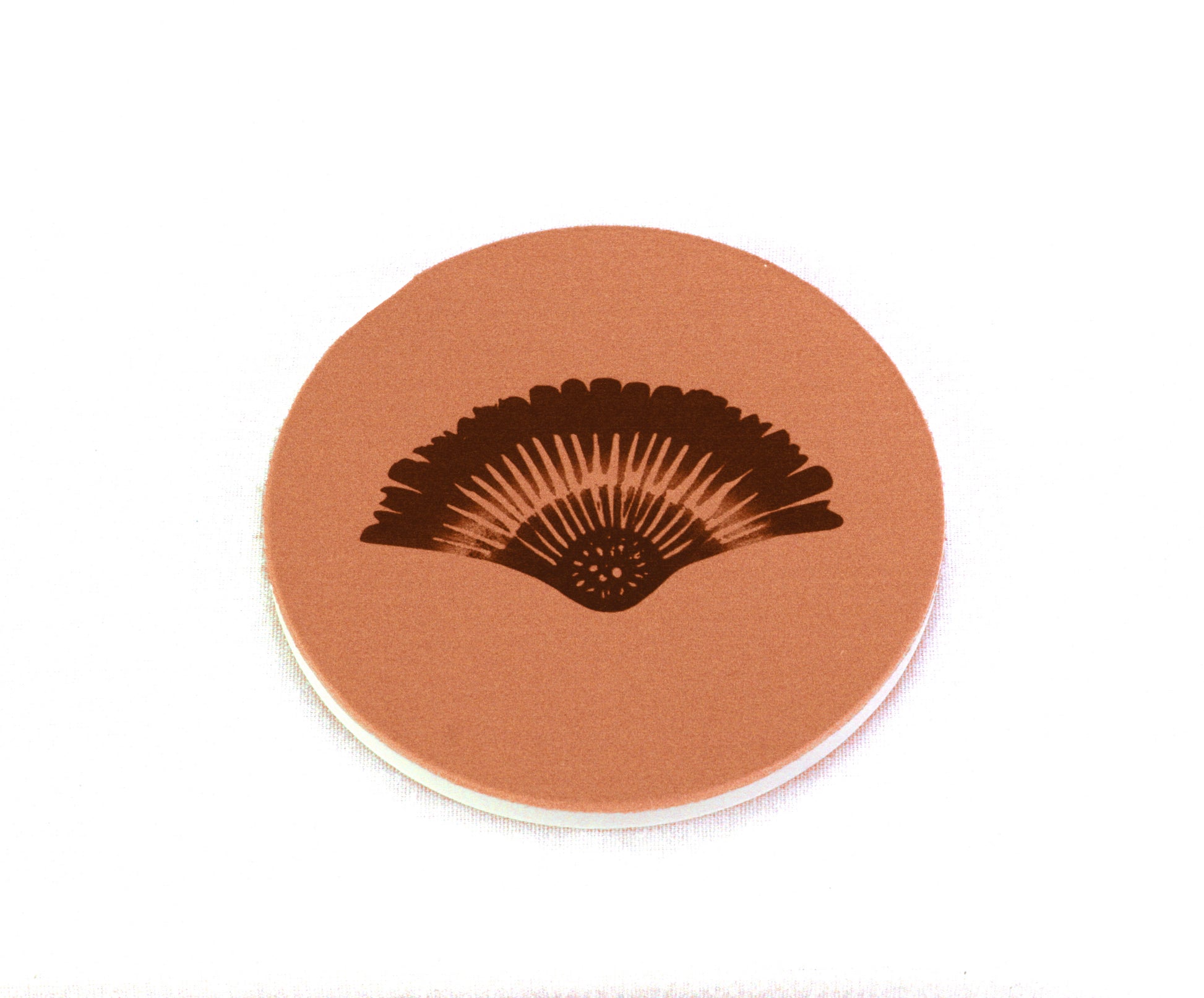 Glasunderlägg Solfjäder Keramik Terrakotta (4-pack)